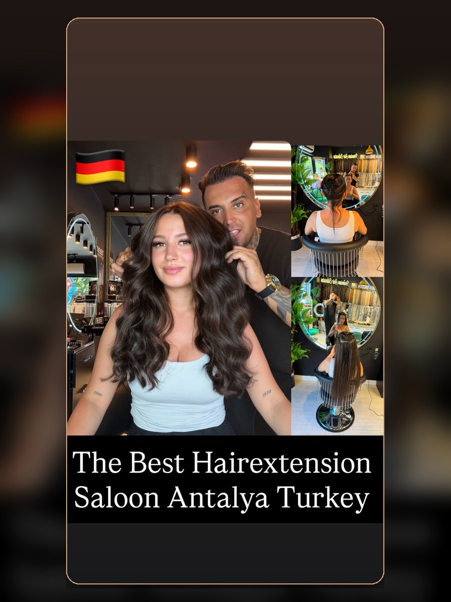 Hairdresser Antalya hair extension result 6