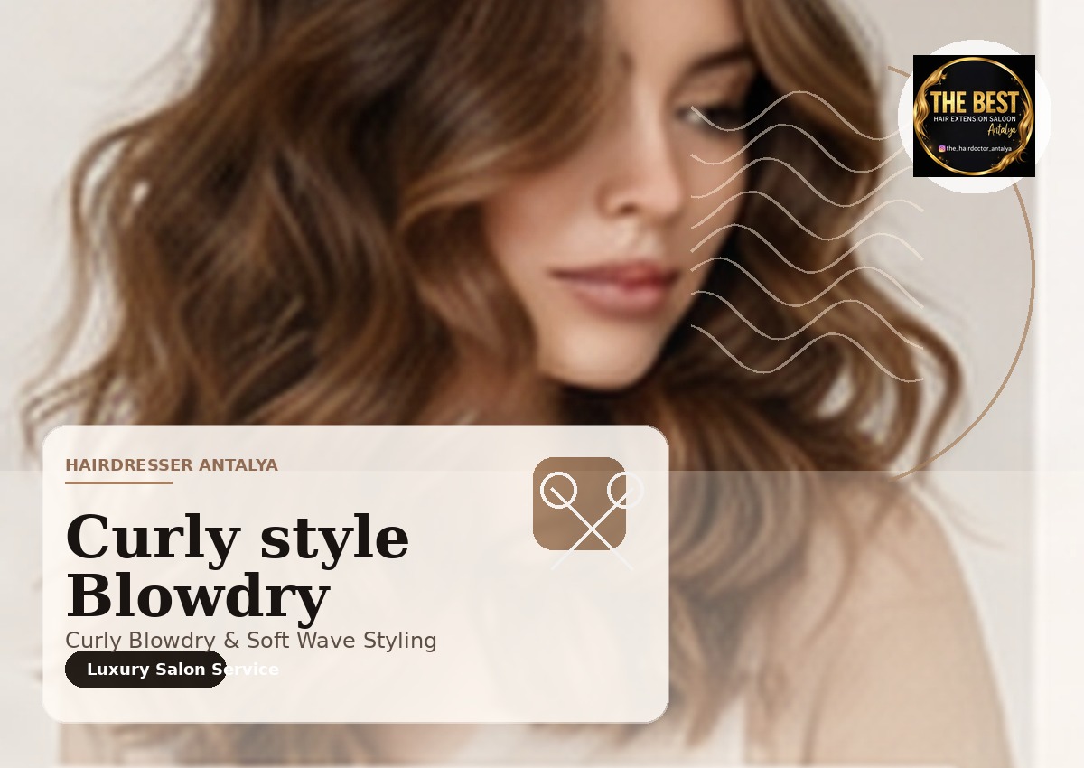 Curly style Blowdry Antalya