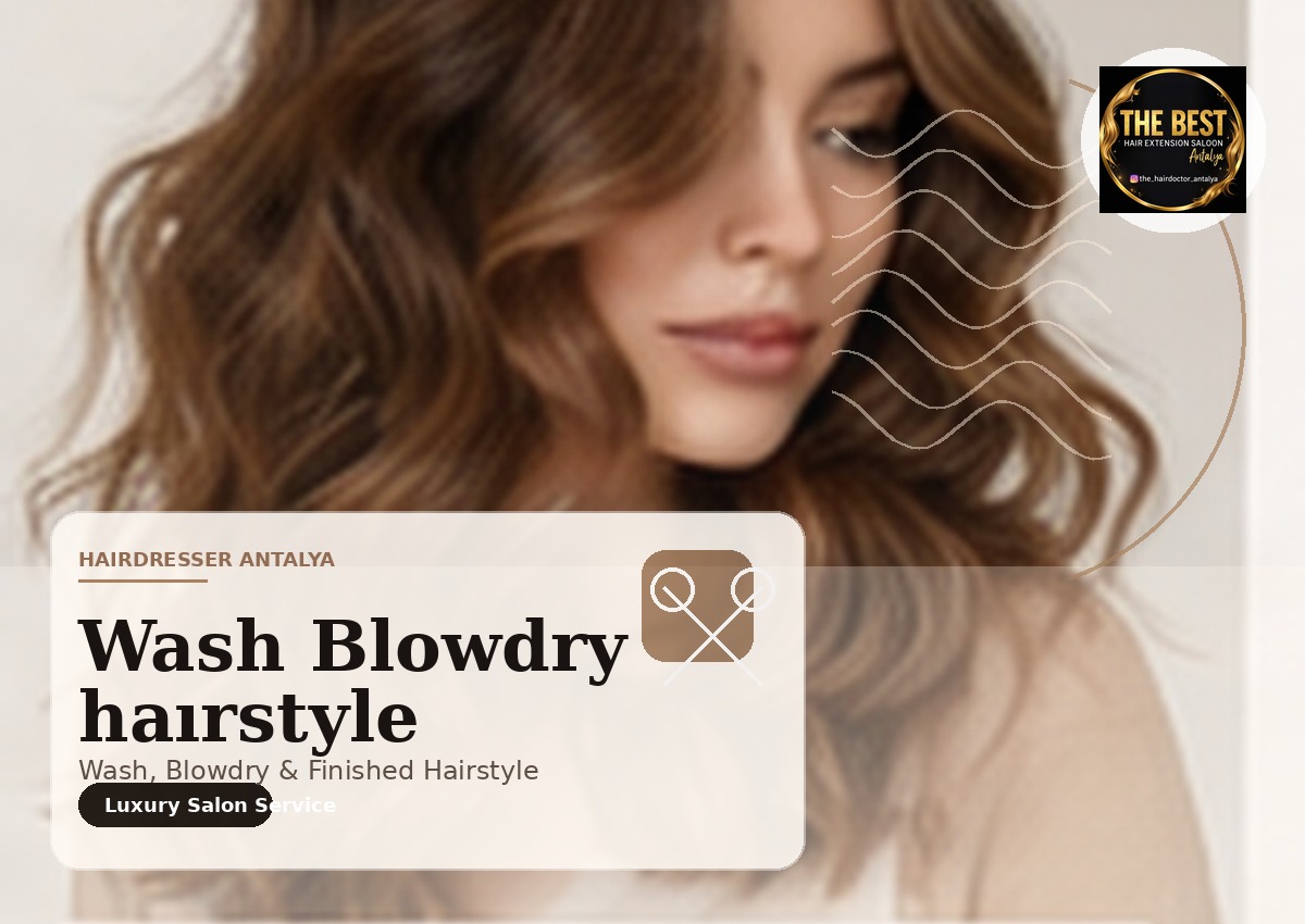 Wash Blowdry haırstyle Antalya